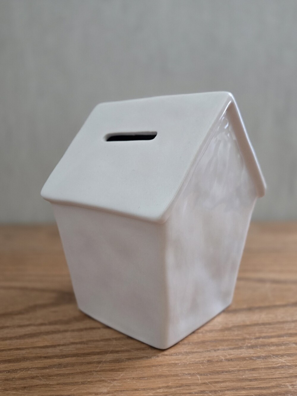 Rae Dunn Rainy Day Fund Ceramic House Coin Bank - Picture 3 of 4